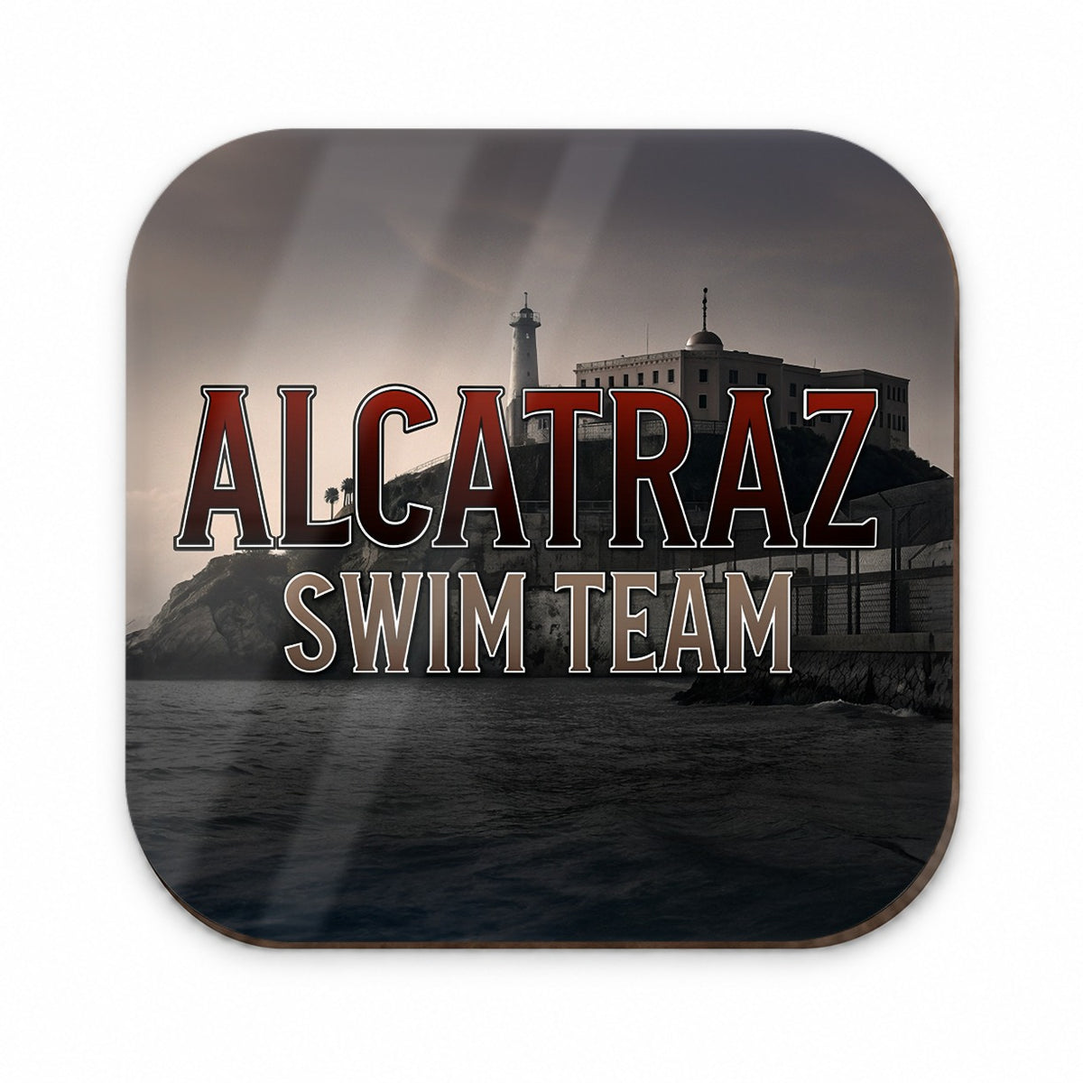 Alcatraz Prison Swim Team Funny Fridge Magnet