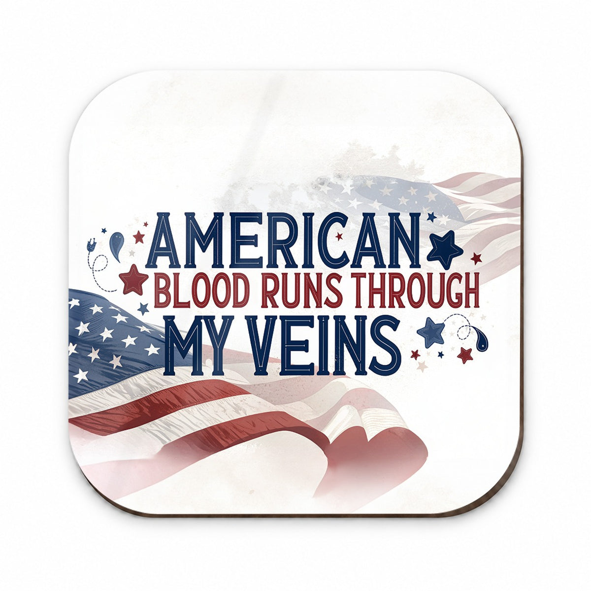 American Blood Runs Through My Veins Fridge Magnet