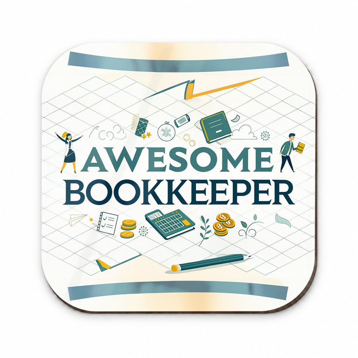 Awesome Bookkeeper Inspirational Fridge Magnet