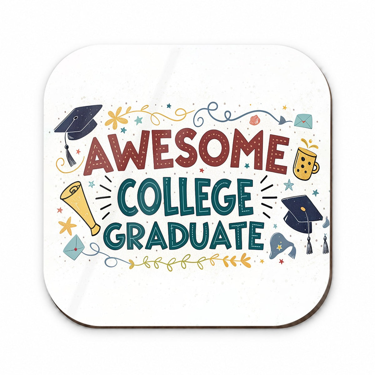 Awesome College Graduate Graduation Inspirational Fridge Magnet