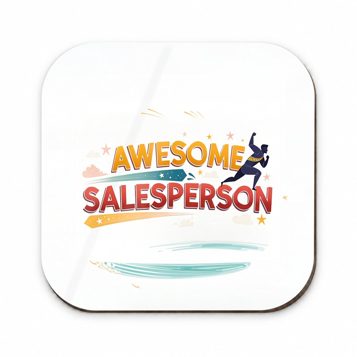 Awesome Salesperson Inspirational Superhero Fridge Magnet