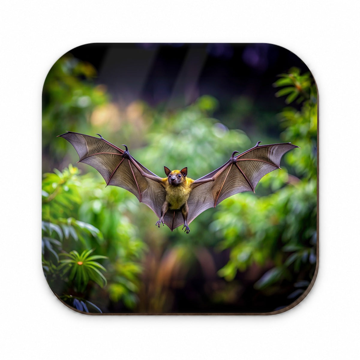 Bat Flying Photo Fridge Magnet