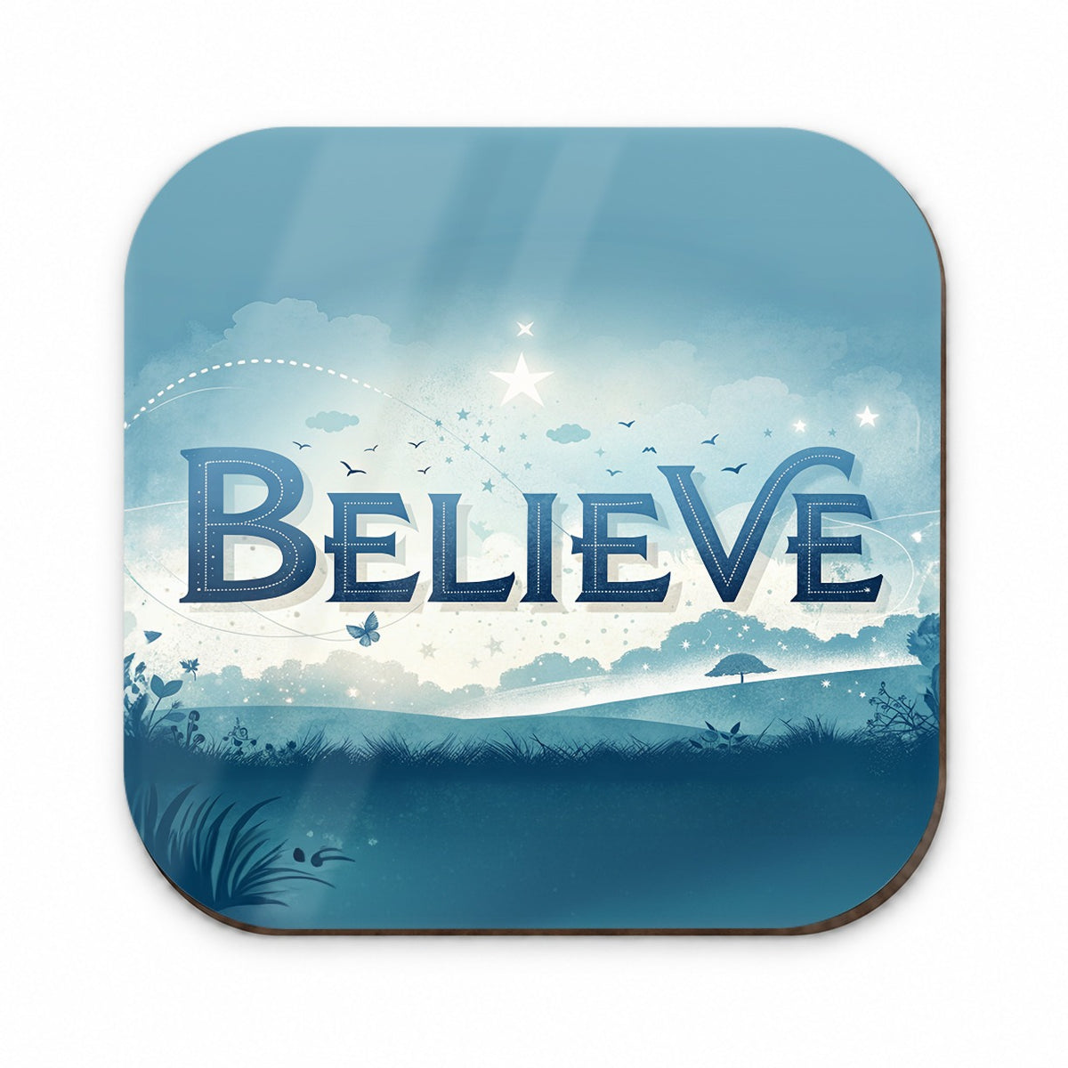 Believe Inspirational Religious Fridge Magnet