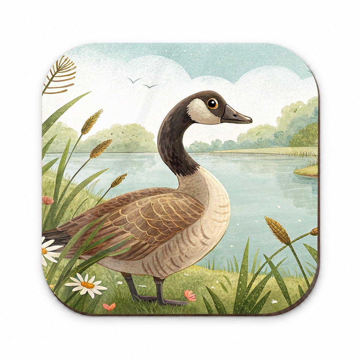 Canadian Canada Goose Children's Illustration Style Fridge Magnet