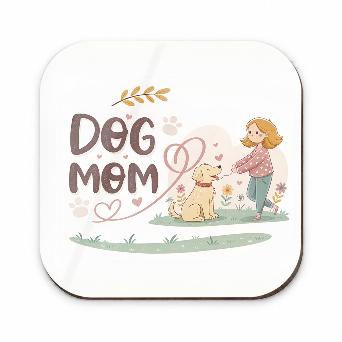 Dog Mom Cartoon Fridge Magnet