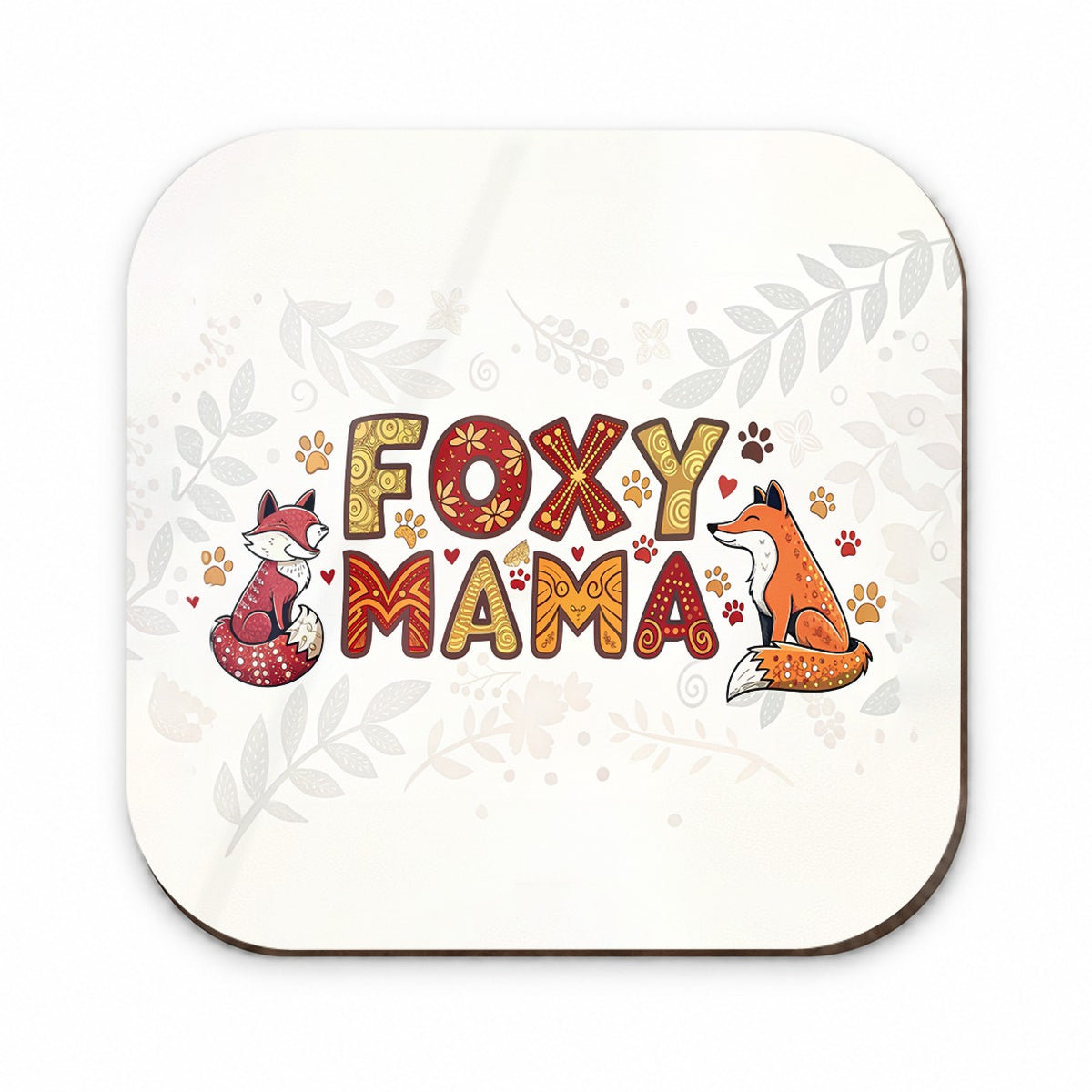 Foxy Mama Cute Fox Foxes Theme Fridge Magnet
