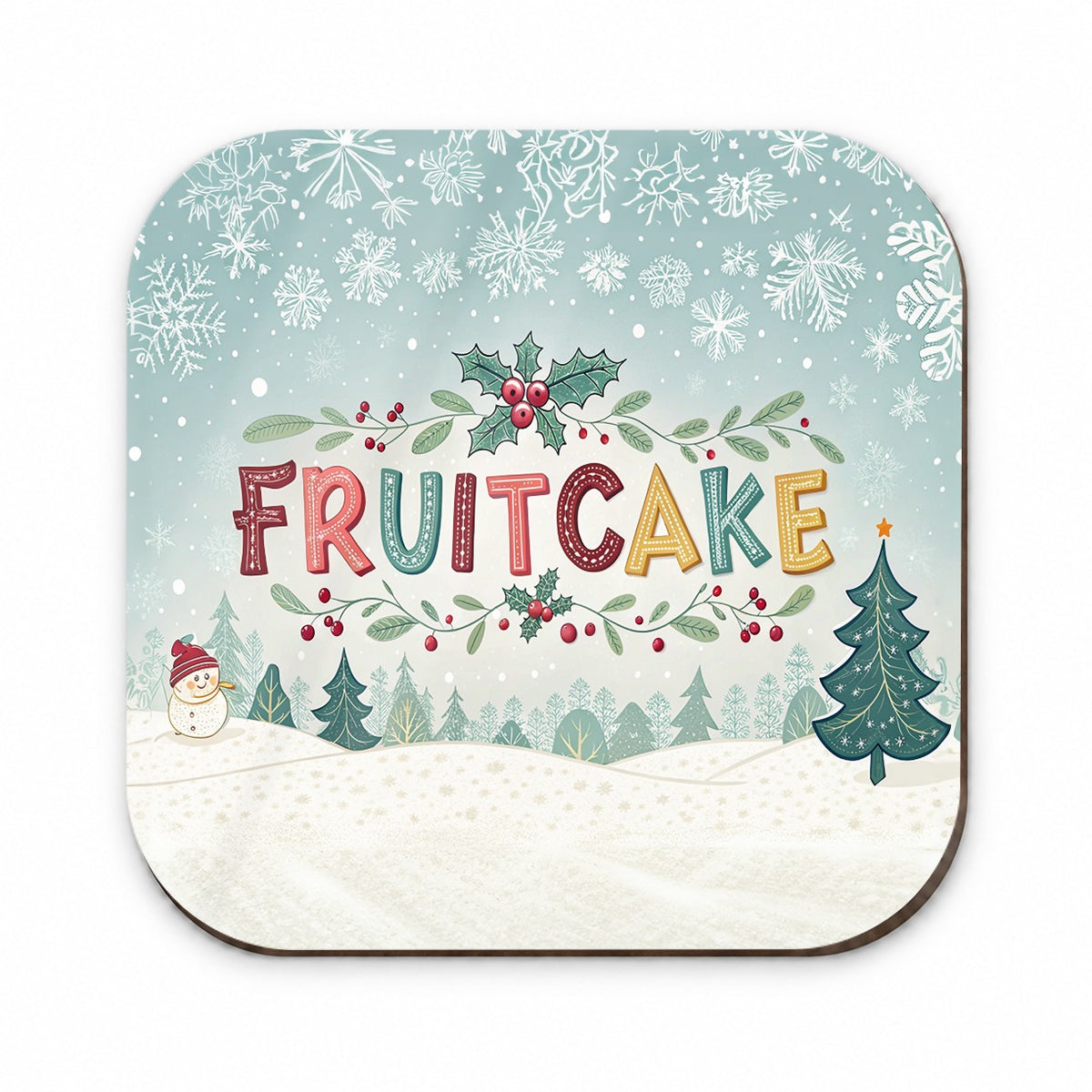 Fruitcake Holiday Fruitcake Crazy Funny Fridge Magnet