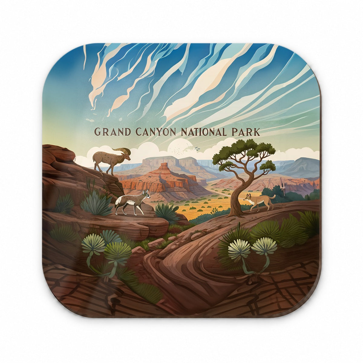 Grand Canyon National Park Animals Fridge Magnet