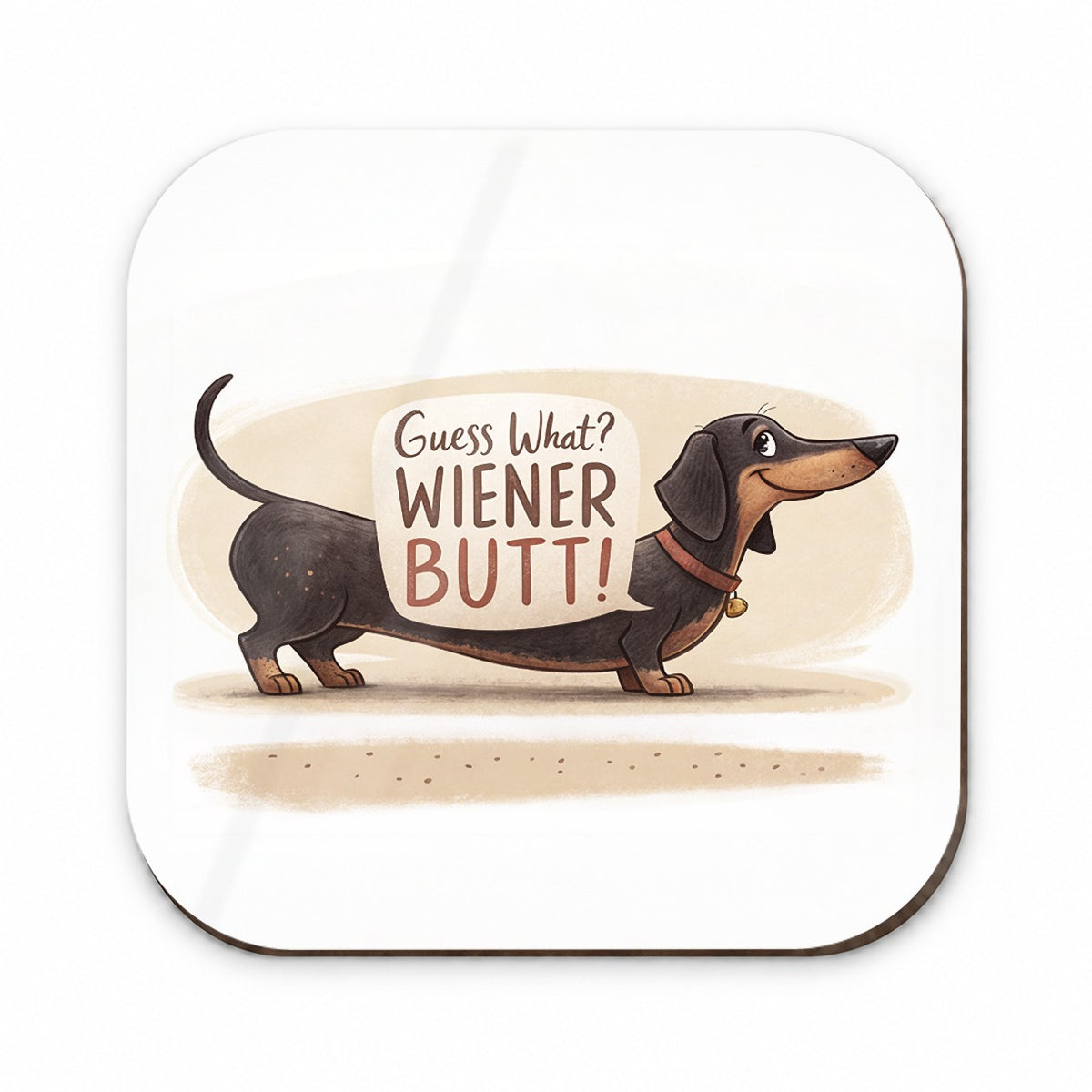 Guess What Wiener Butt Dachshund Funny Fridge Magnet