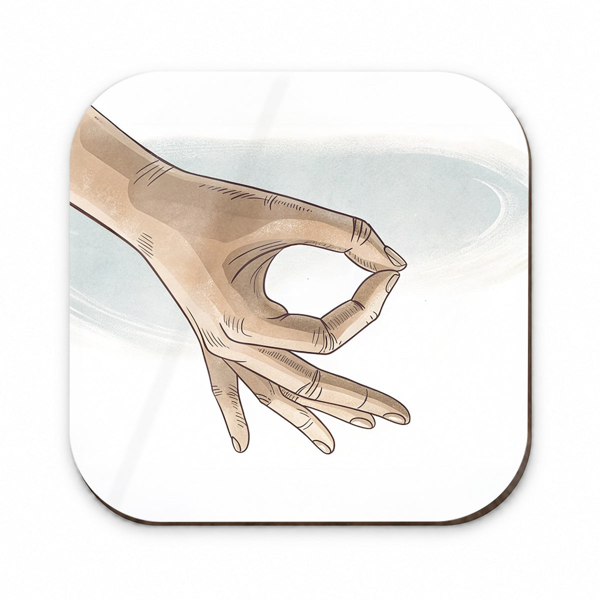 Hand Forming The Circle Game Fridge Magnet
