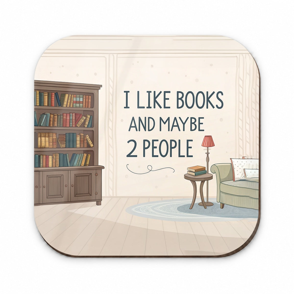 I Like Books And Maybe 2 People Funny Fridge Magnet