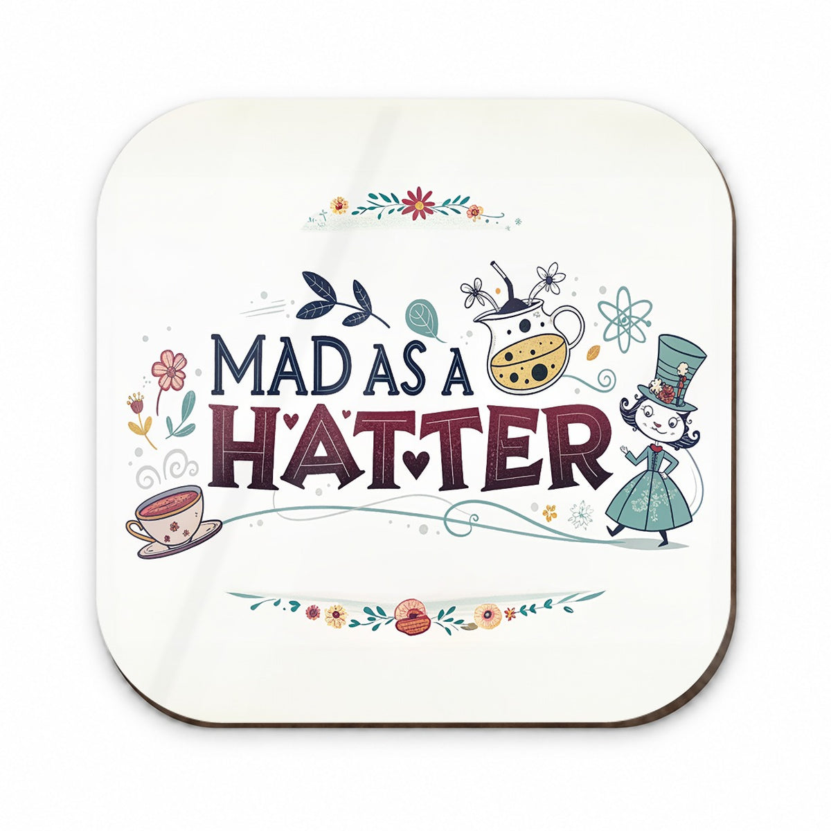 Mad As A Hatter Funny Fridge Magnet