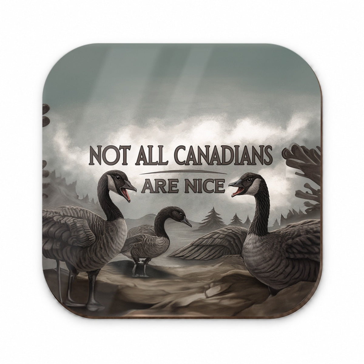 Not All Canadians Are Nice Angry Canada Geese Funny Fridge Magnet