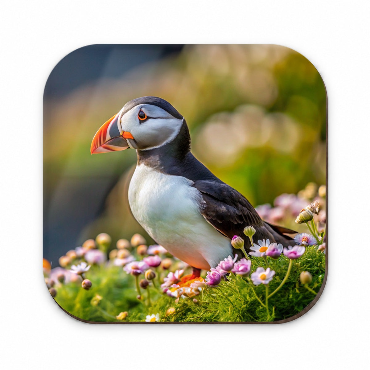 Puffin Bird Photograph Fridge Magnet
