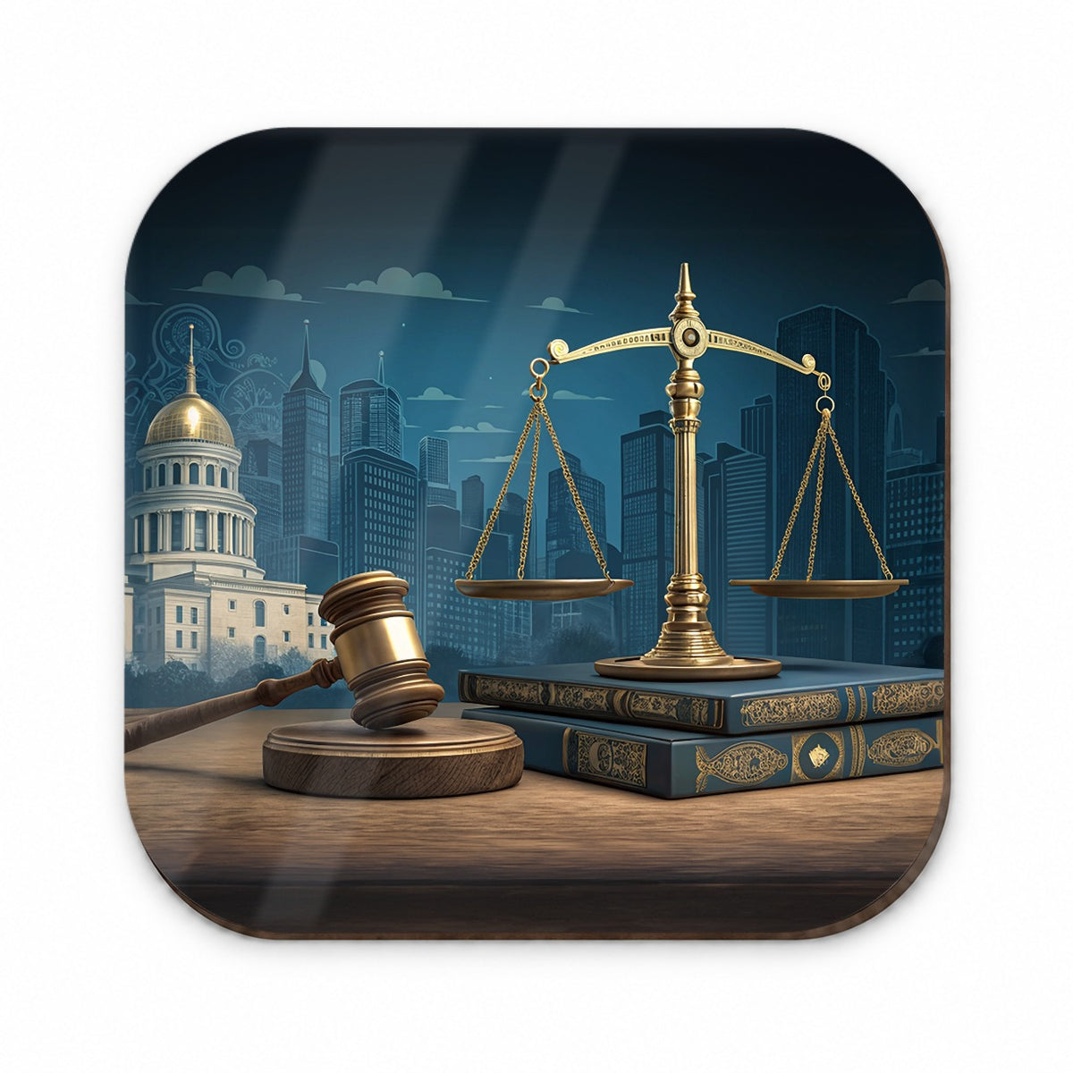 Scales Of Justice Legal Lawyer Judge Fridge Magnet