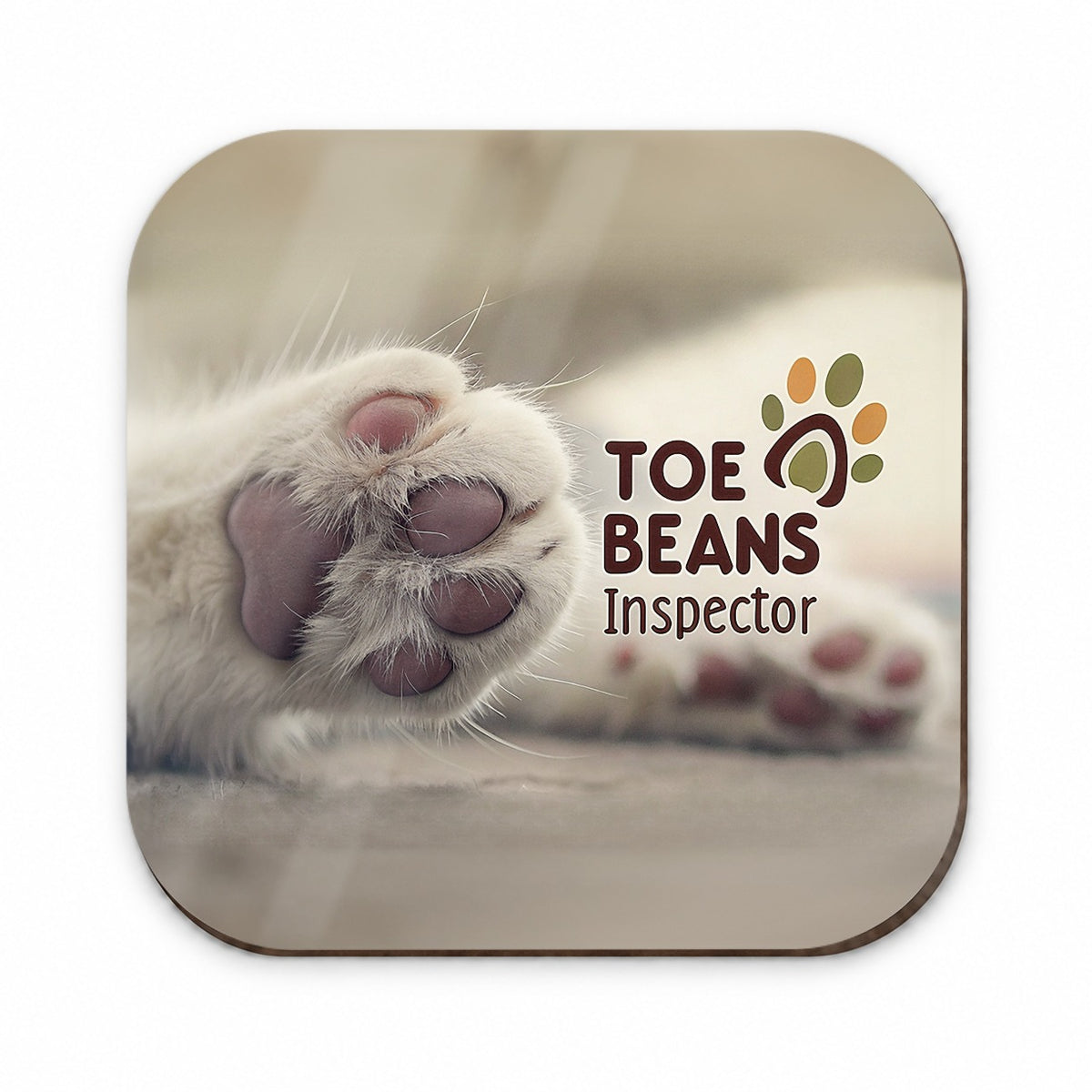 Toe Beans Inspector Cat Paw Funny Fridge Magnet
