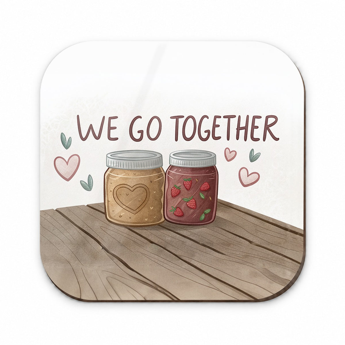 We Go Together Peanut Butter And Jelly Fridge Magnet