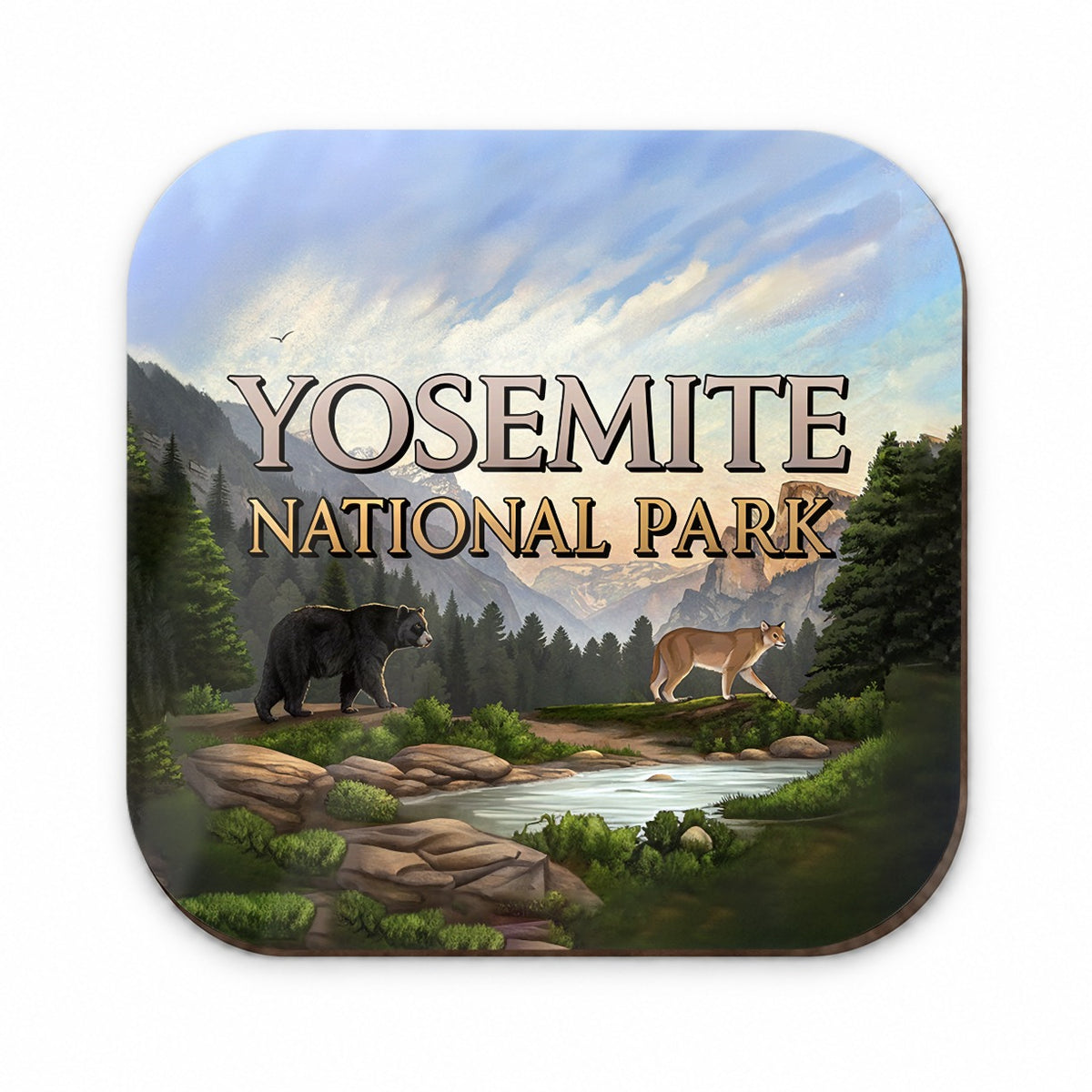 Yosemite National Park Animals Fridge Magnet