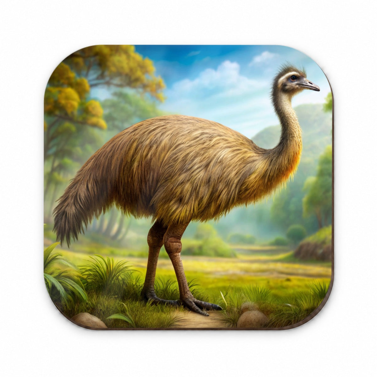 Moa Extinct Bird Illustration Fridge Magnet