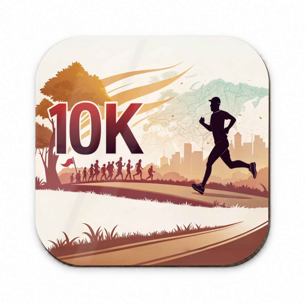 10k Marathon Running Jogging Fridge Magnet