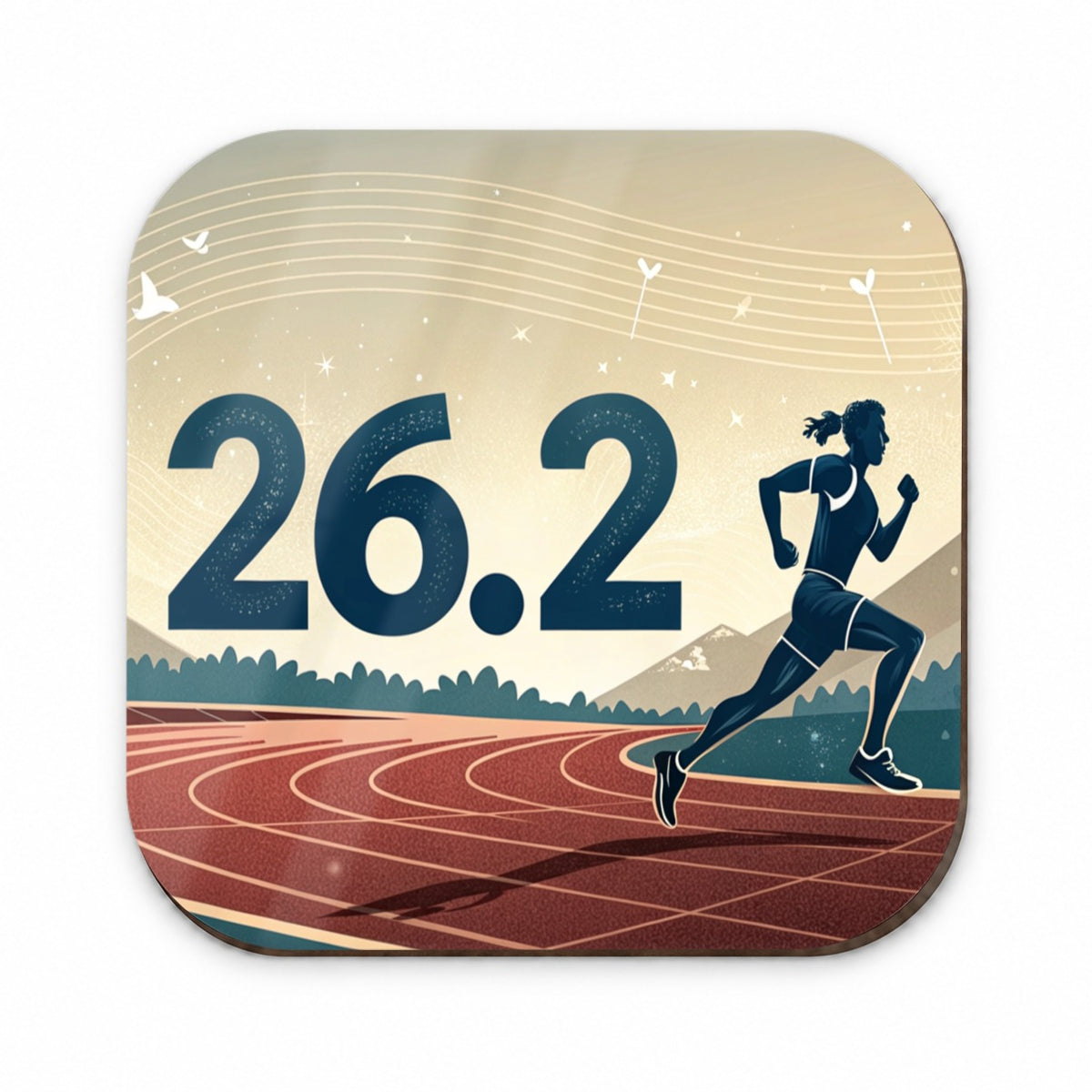 26.2 Marathon Running Jogging Track Fridge Magnet