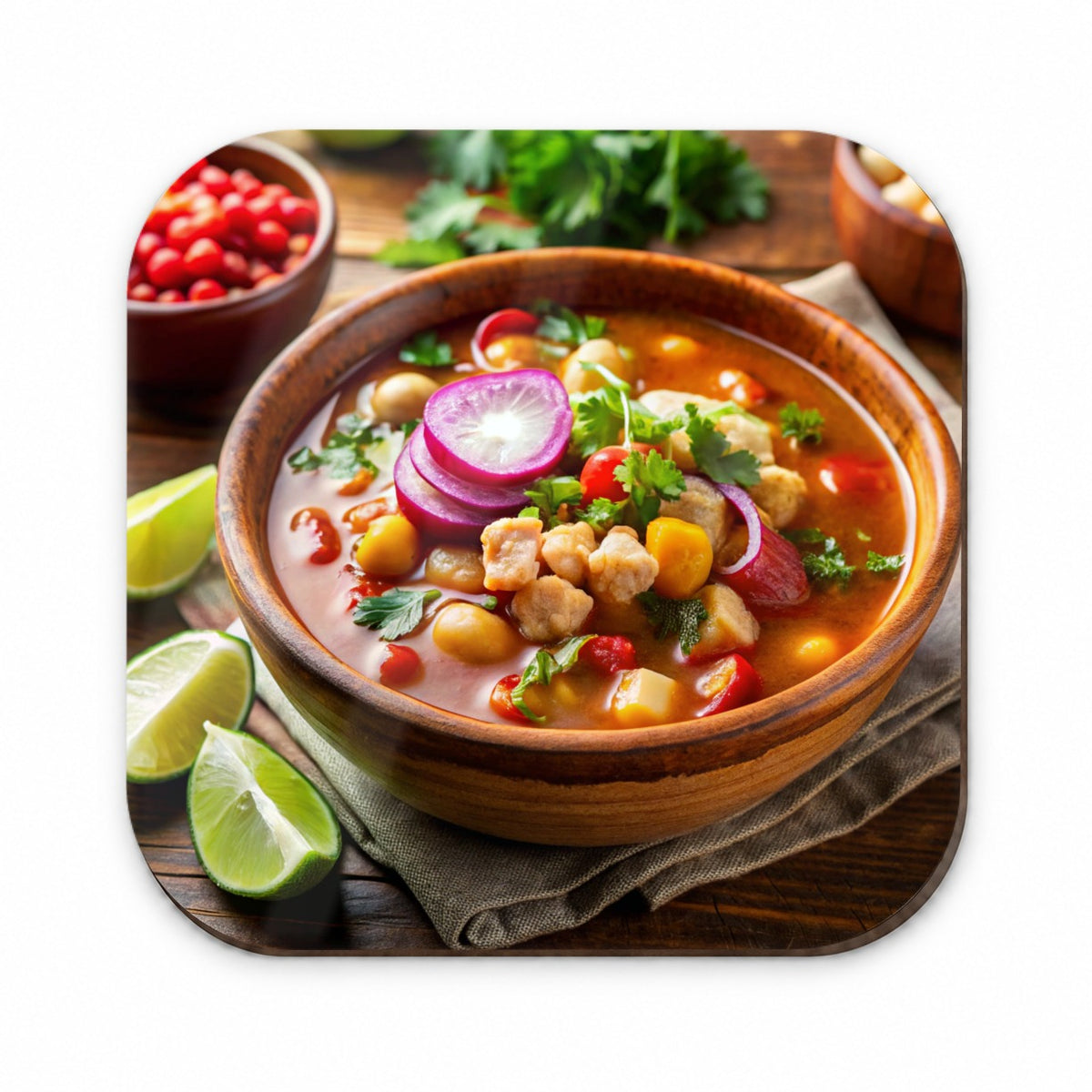 Pozole Posole Traditional Mexican Stew Fridge Magnet