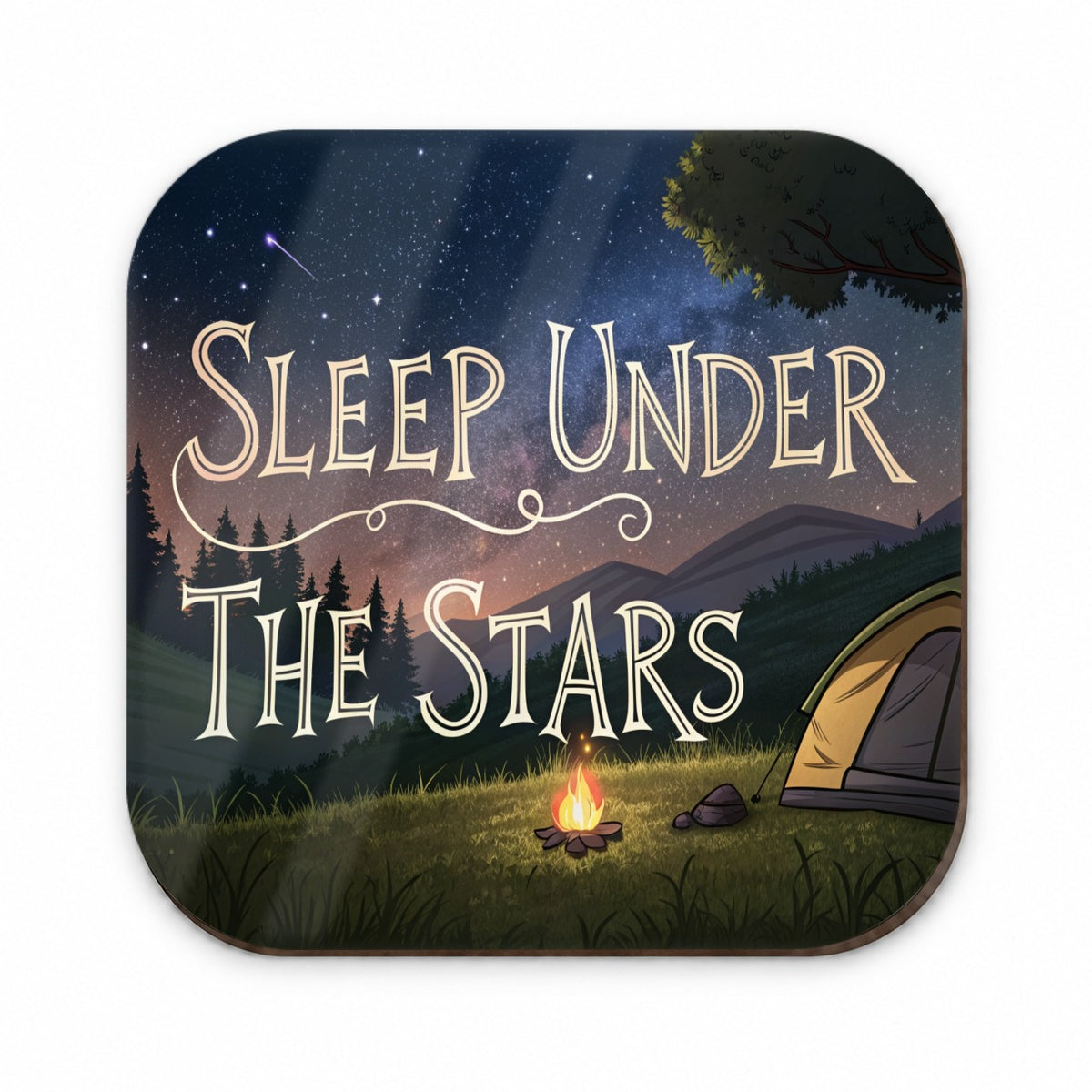 Sleep Under The Stars Camping Camper Fridge Magnet