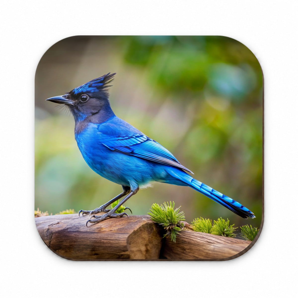 Stellar's Jay Backyard Bird Fridge Magnet