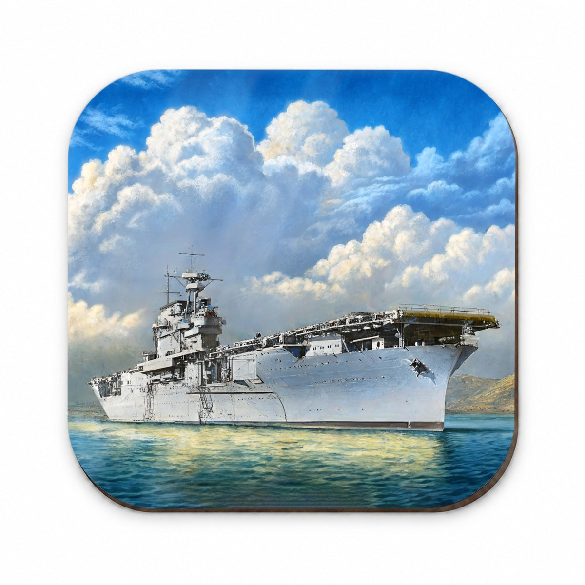 USS Yorktown Class Aircraft Carrier WWII US Navy Fridge Magnet
