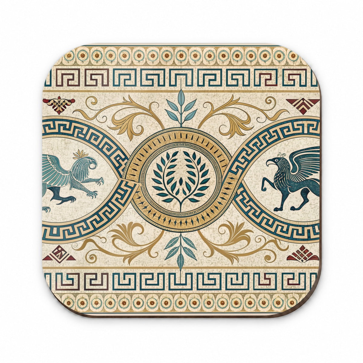 Ancient Greek Pattern Griffins Fridge Magnet