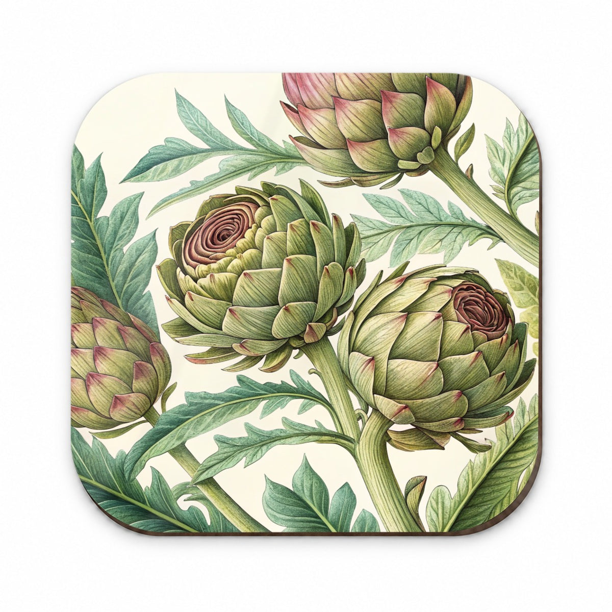 Artichoke Illustration Pattern Fridge Magnet
