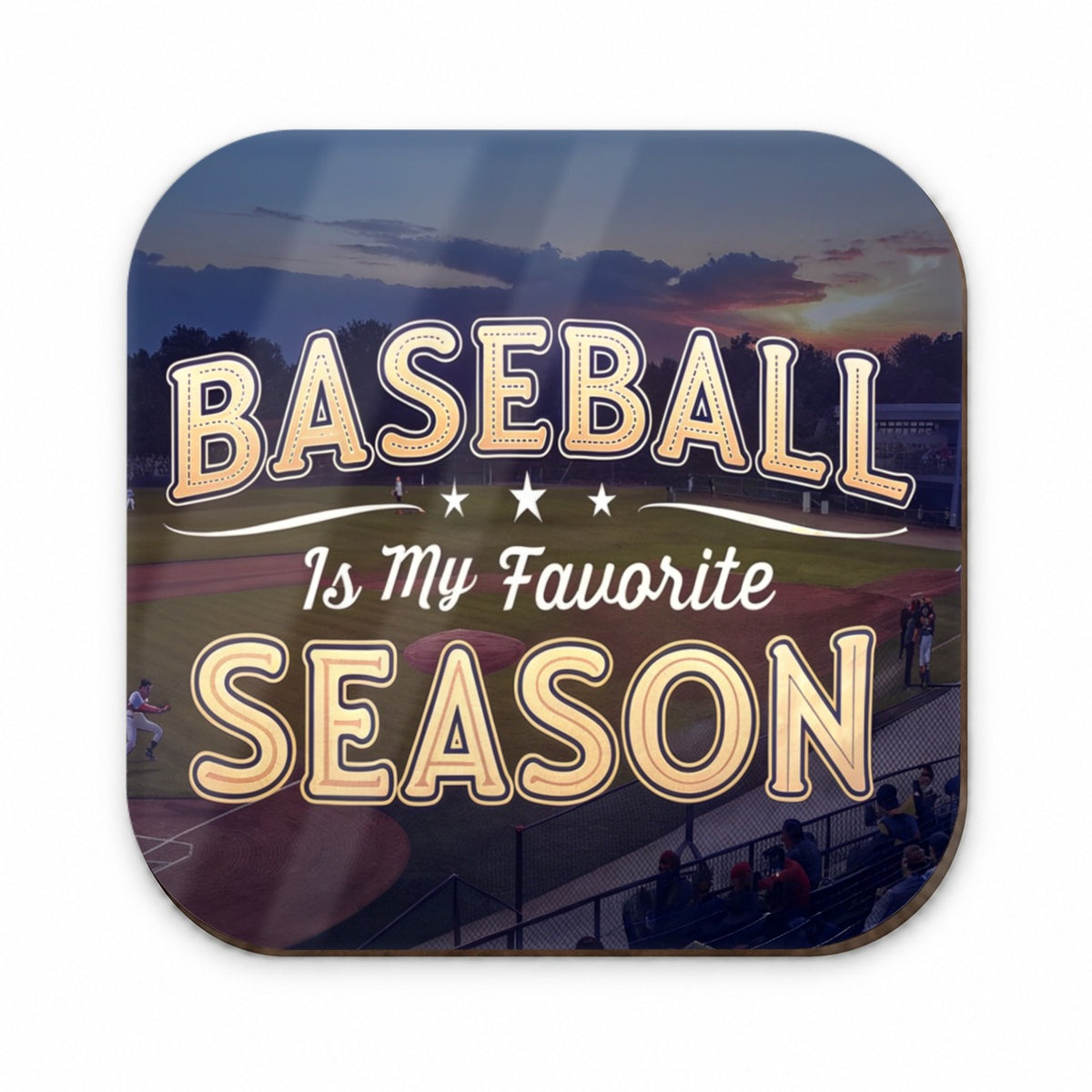 Baseball Is My Favorite Season Funny Fridge Magnet