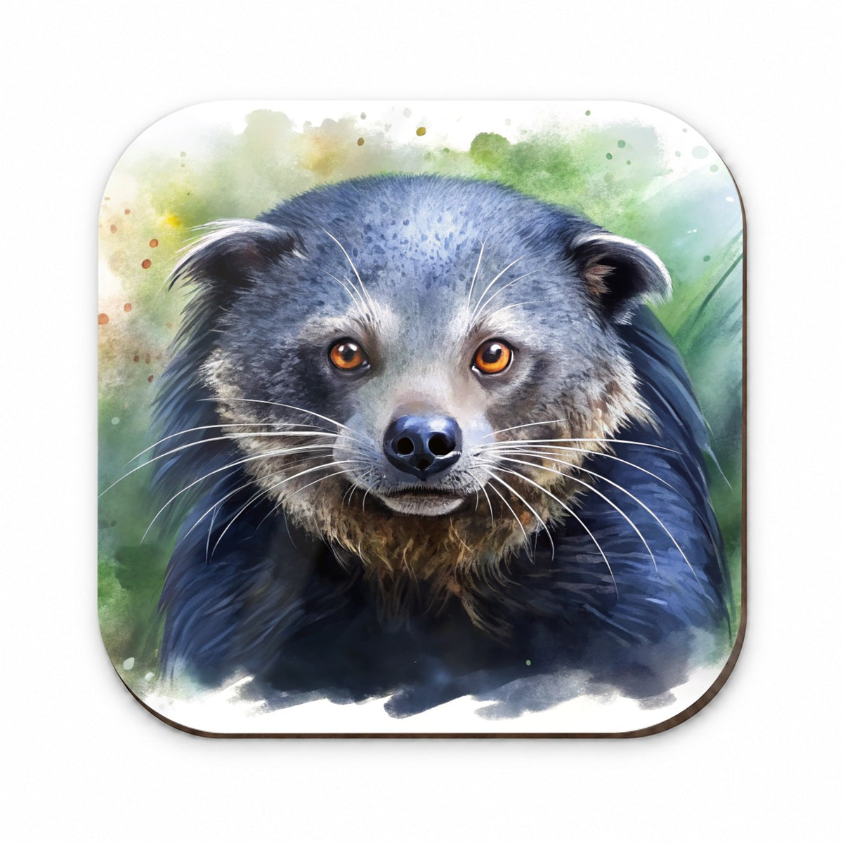 Binturong Bearcat Watercolor Style Fridge Magnet