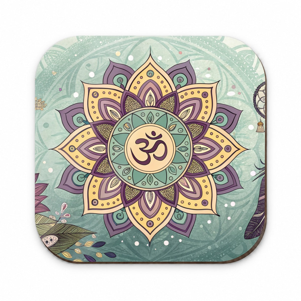 Bohemian Hippie Yoga Mandala Aum Om Fridge Magnet