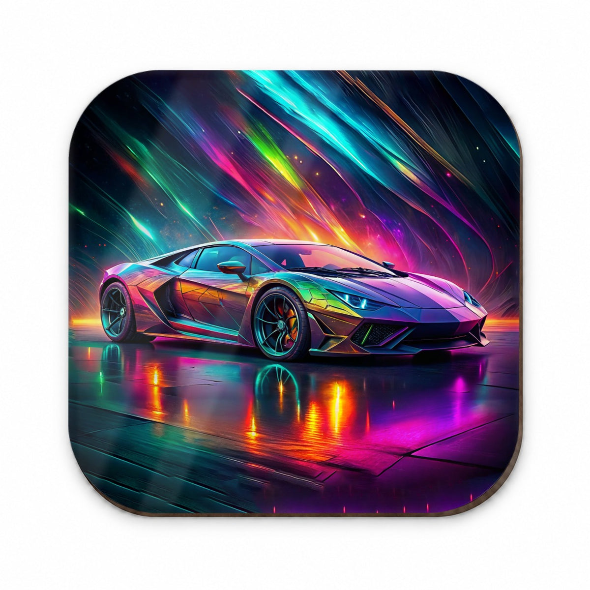 Exotic Super Car Graffiti Style Fridge Magnet