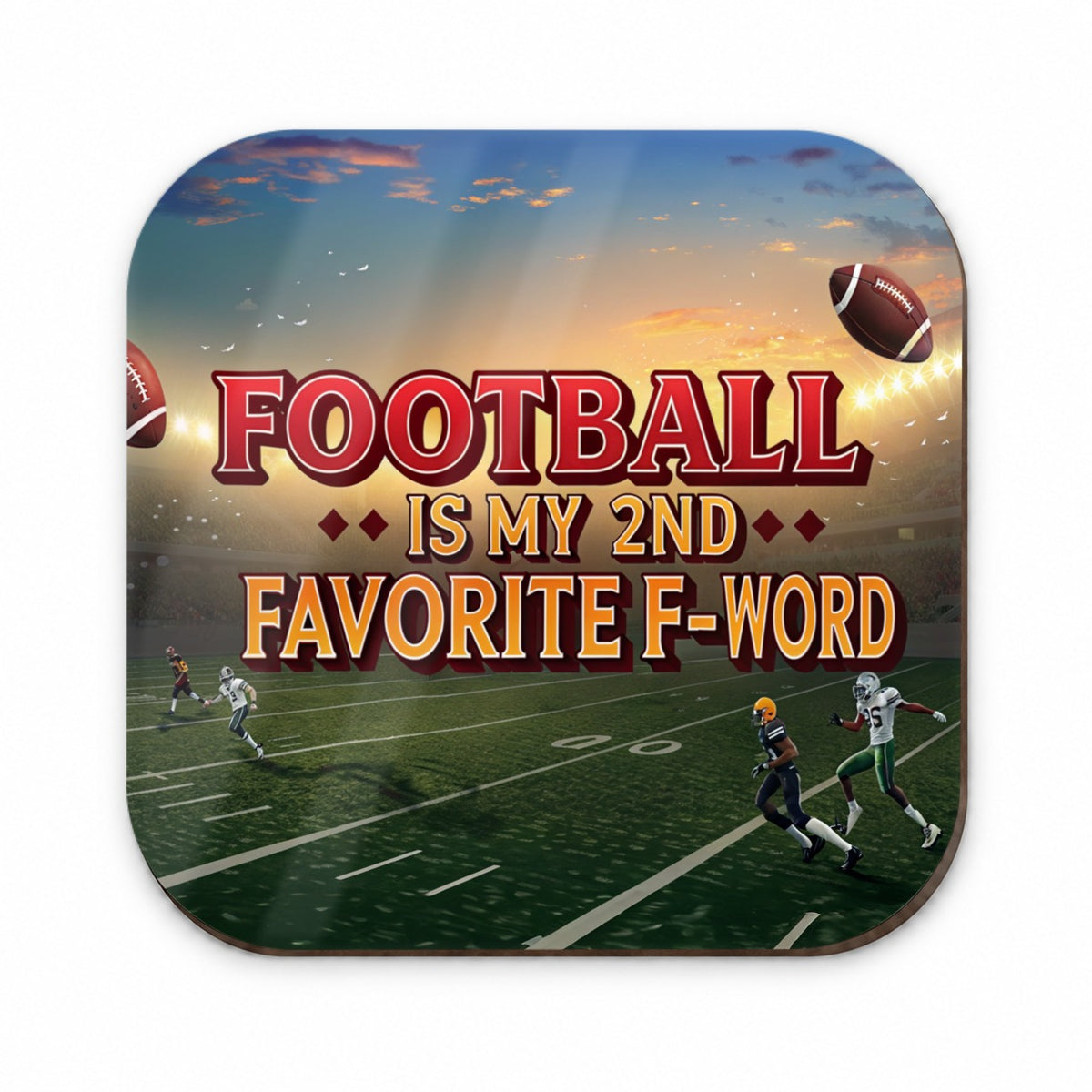 Football Is My 2nd Second Favorite F-Word Fridge Magnet