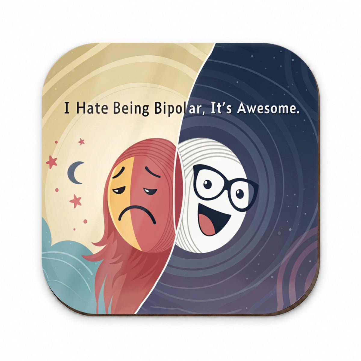 I Hate Being Bipolar It's Awesome Funny Fridge Magnet