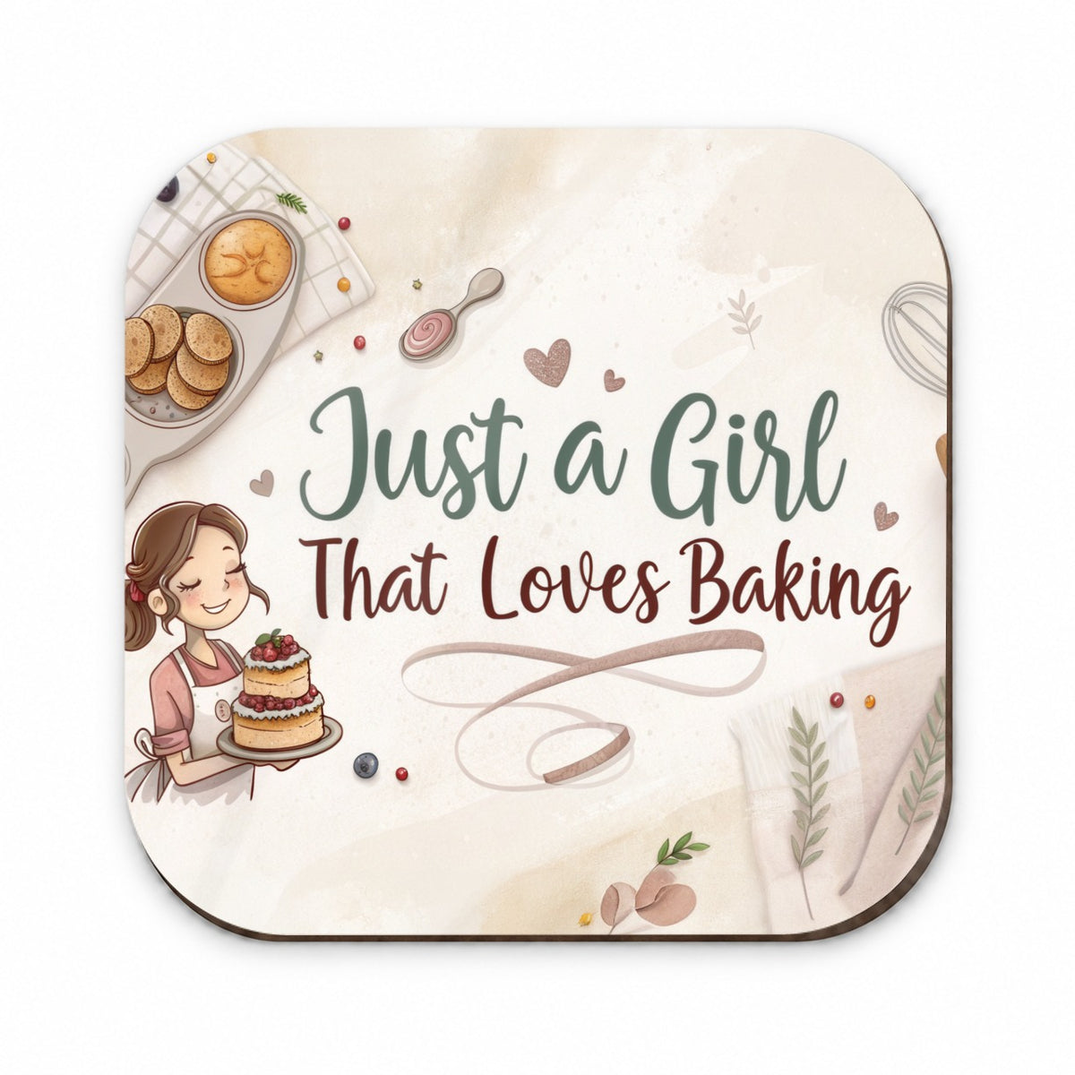 Just A Girl That Loves Baking Fridge Magnet