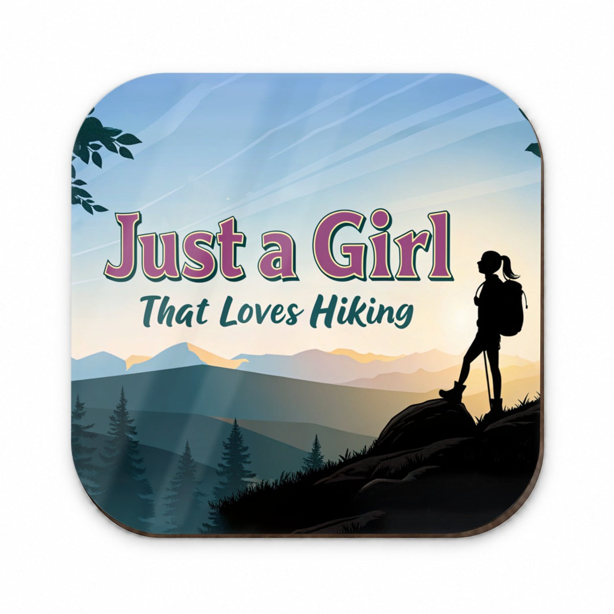 Just A Girl That Loves Hiking Funny Fridge Magnet