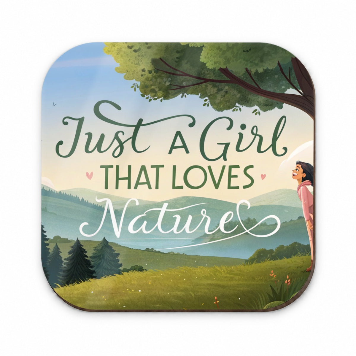 Just A Girl That Loves Nature Funny Fridge Magnet