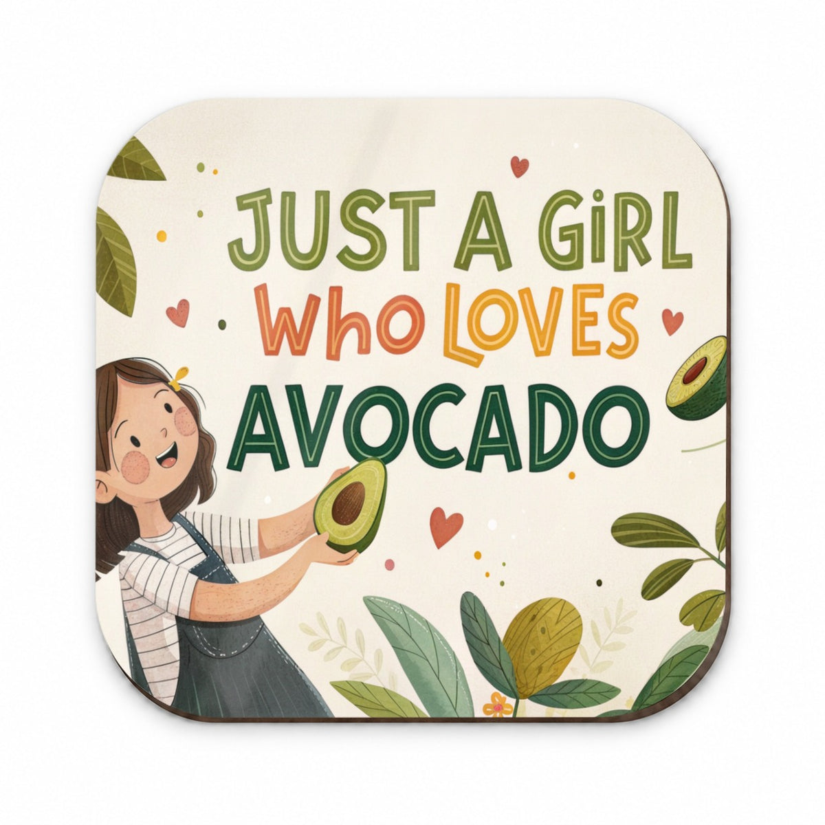 Just A Girl Who Loves Avocado Cute Fridge Magnet