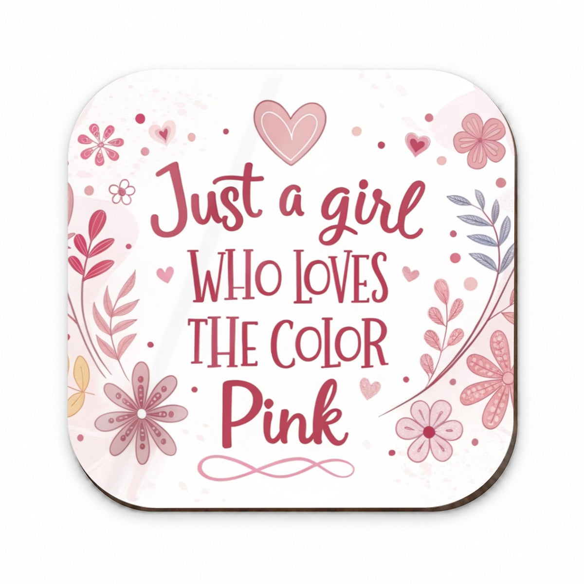 Just A Girl Who Loves The Color Pink Funny Fridge Magnet