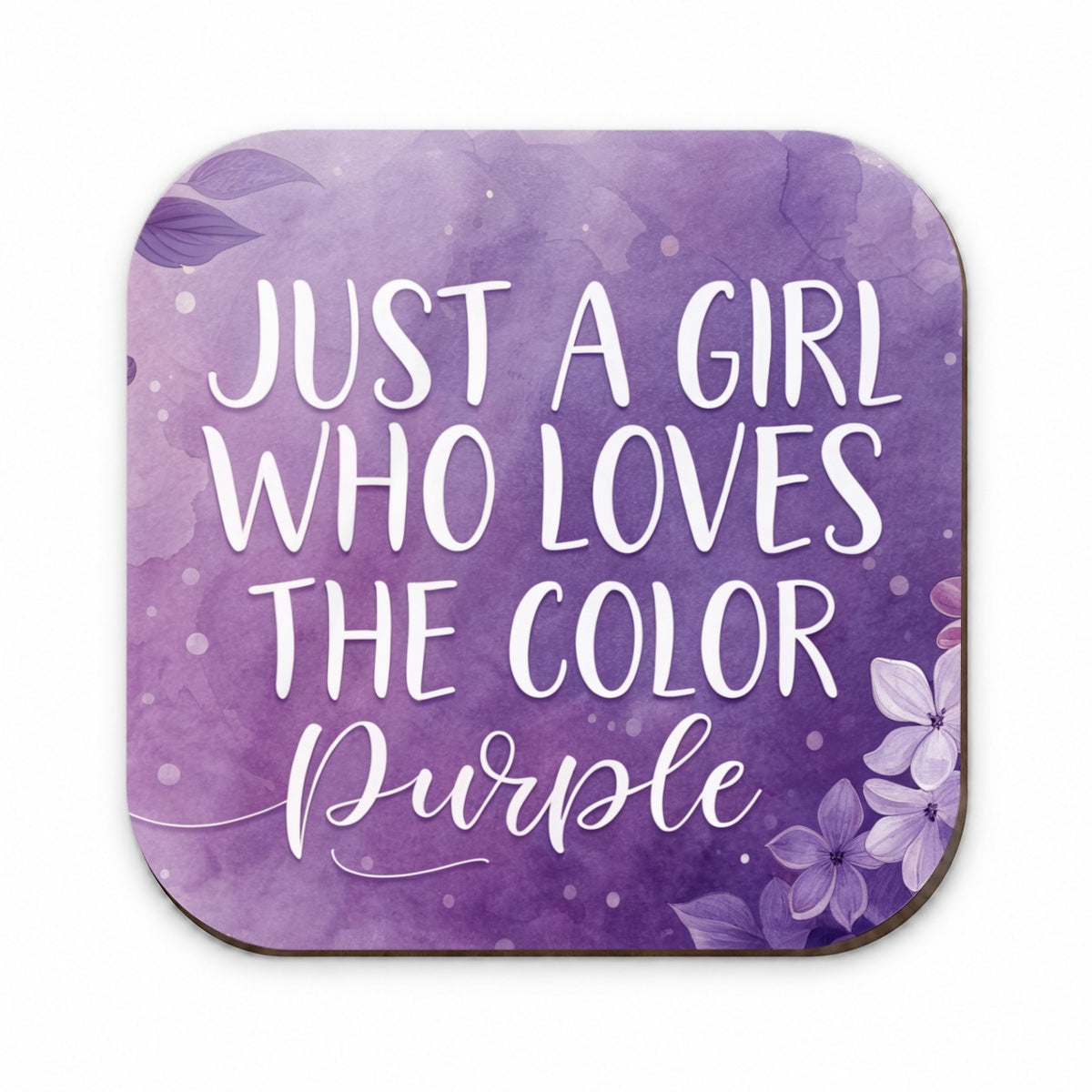 Just A Girl Who Loves The Color Purple Funny Fridge Magnet