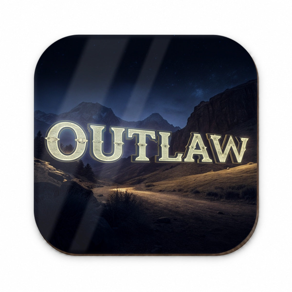 Outlaw Country Night Fridge Magnet