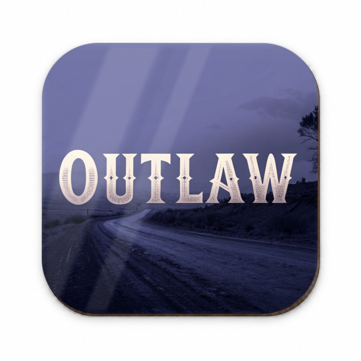 Outlaw Empty Highway Fridge Magnet