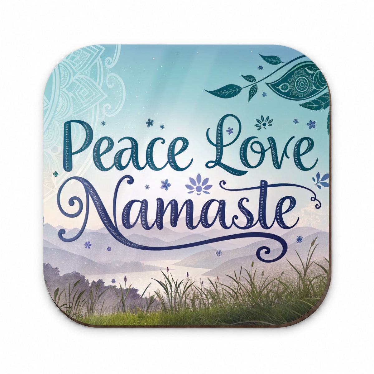 Peace Love Namaste Inspirational Fridge Magnet