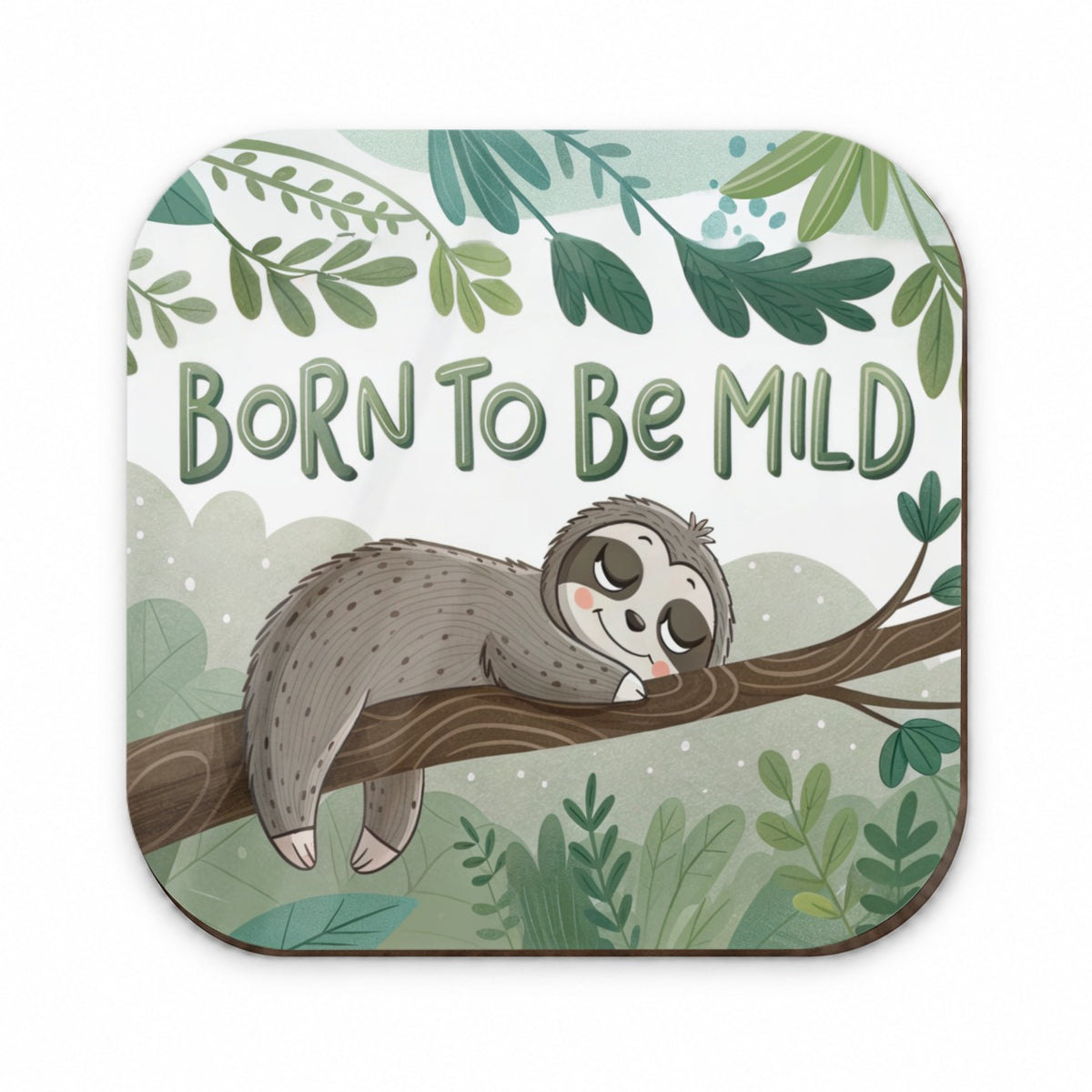 Sloth Sleeping Born To Be Mild Funny Fridge Magnet