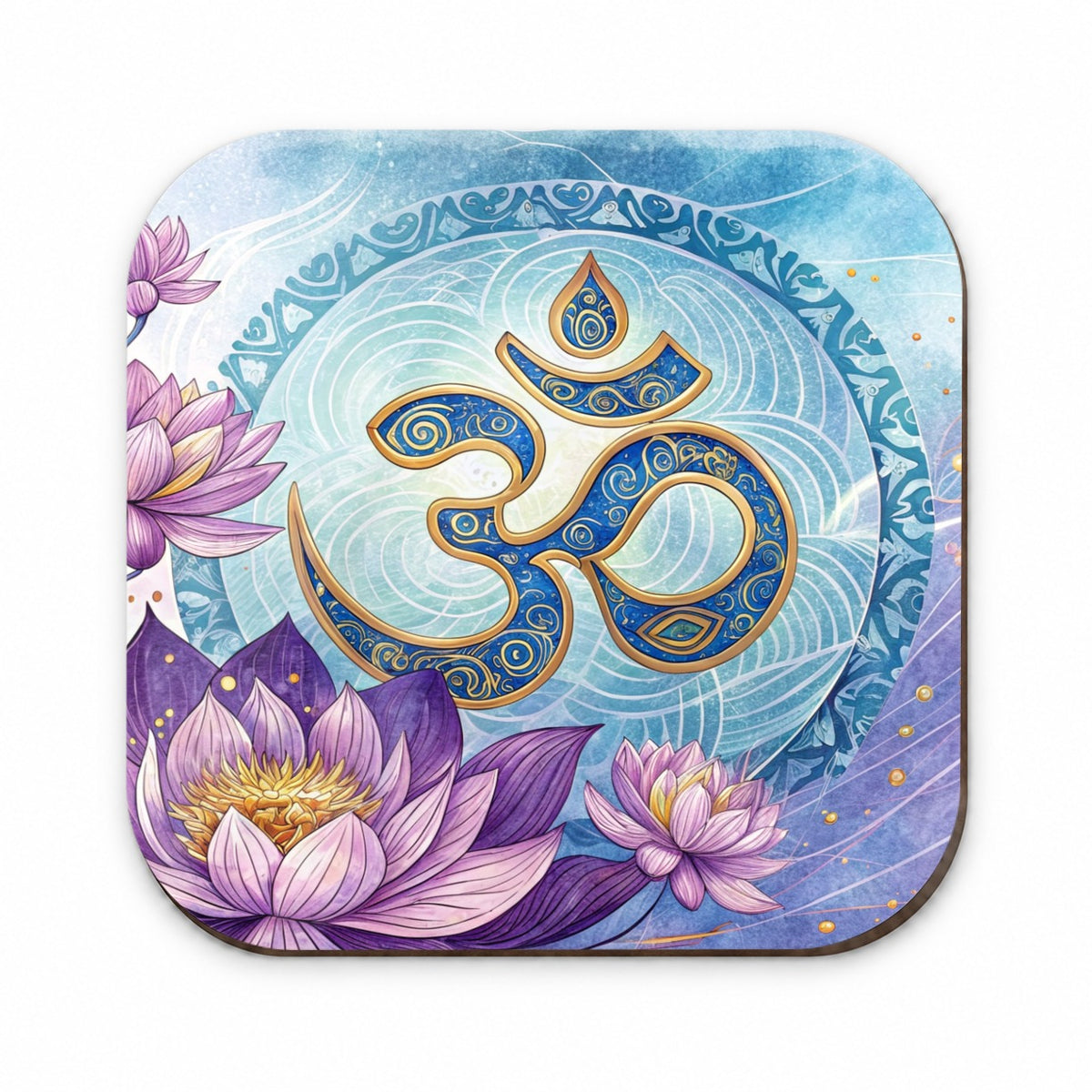 Yoga Om Aum Lotus Flower Fridge Magnet