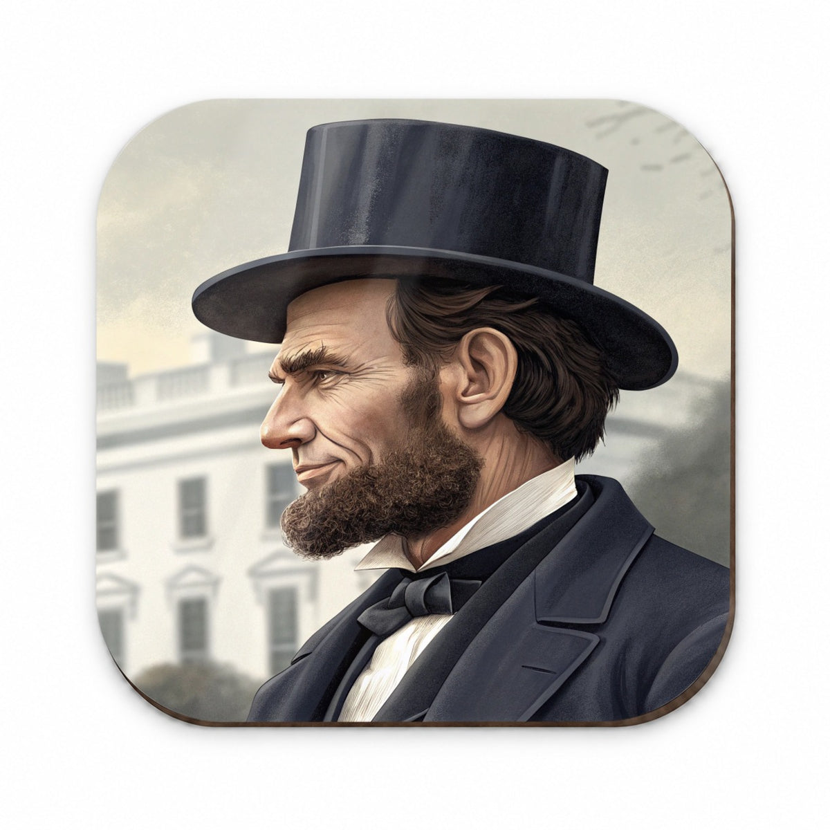 Abraham Lincoln White House Fridge Magnet