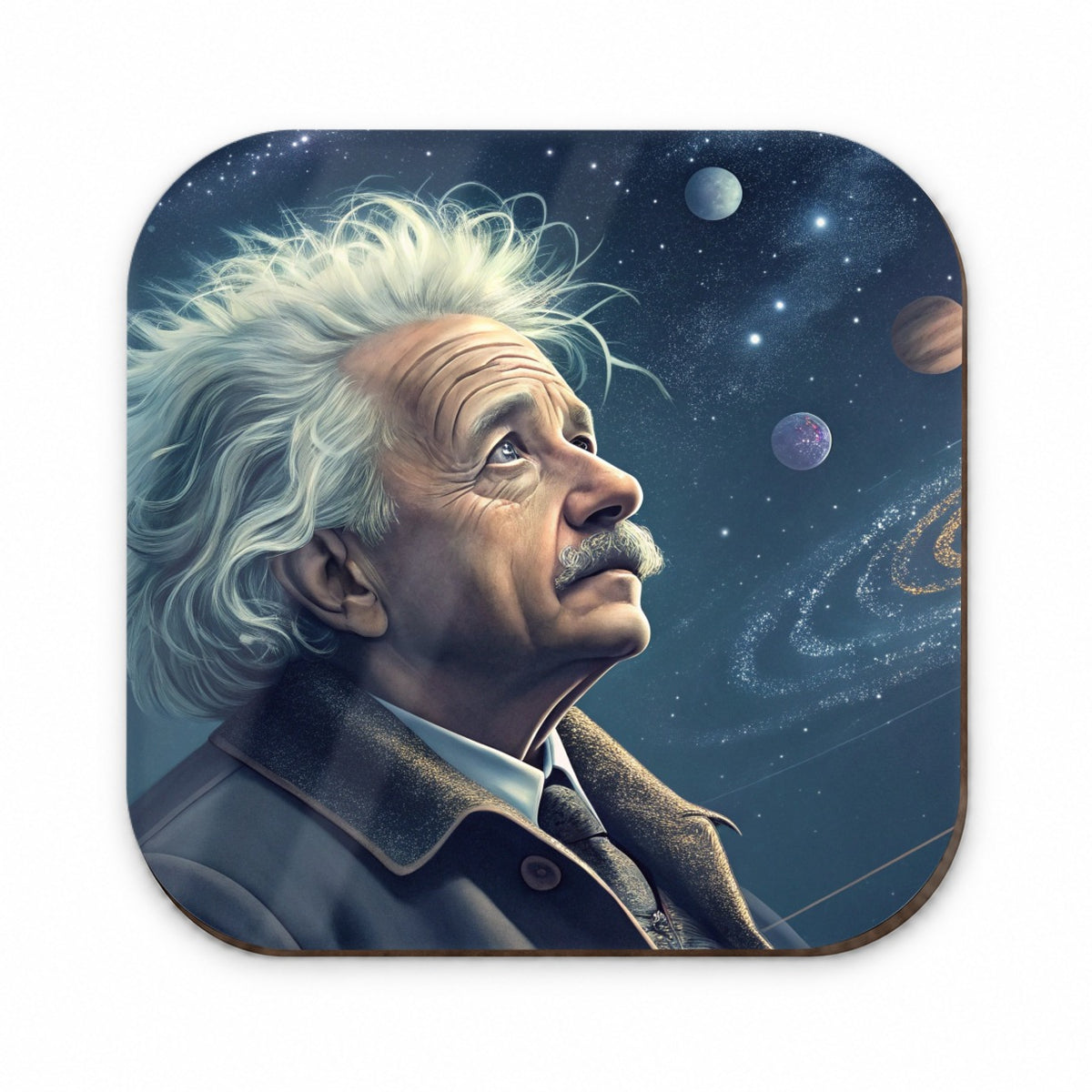 Albert Einstein Astronomy Fridge Magnet